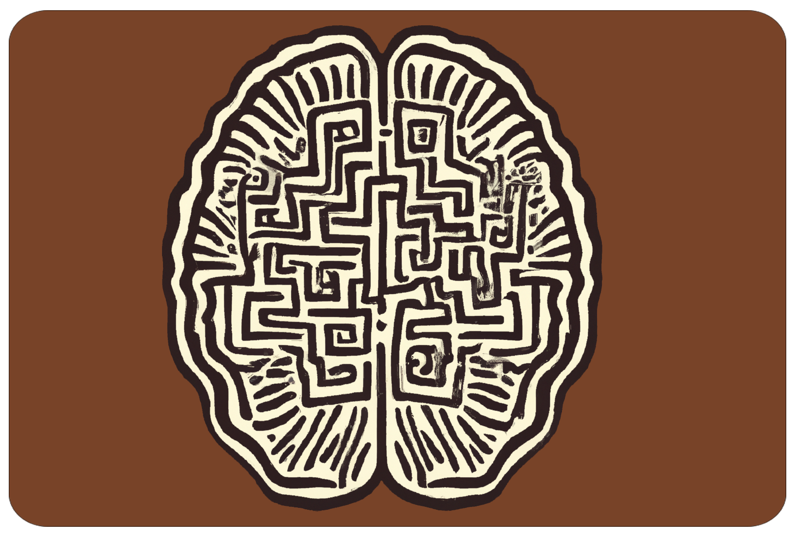 What are brain maps - DALL%C2%B7E2 2022 09 08 11.49.17 A Maze In The Shape Of A Brain In Aboriginal Art #keepProtocol